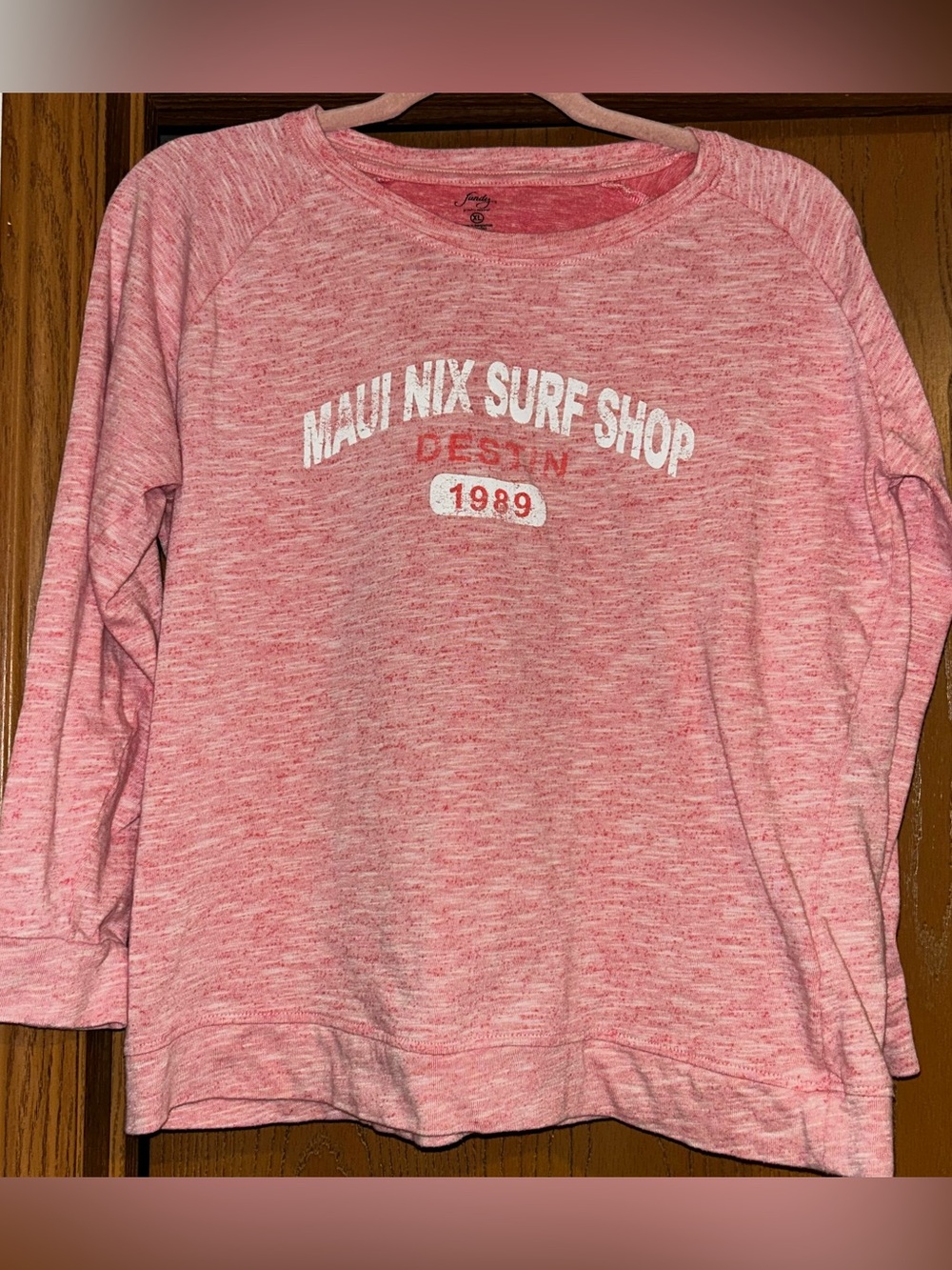 Heather Pink Crewneck Sweatshirt